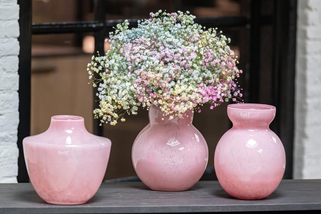 Vase Zlatko rose